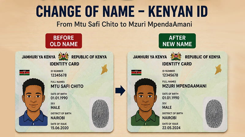 change of name - P.-A. Kwega Co. Advocates